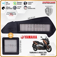 HURRICANE Racing Performance YAMAHA X-MAX XMAX 250 (2016>) Stainless Steel/Cotton Mesh Motorcycle Bi