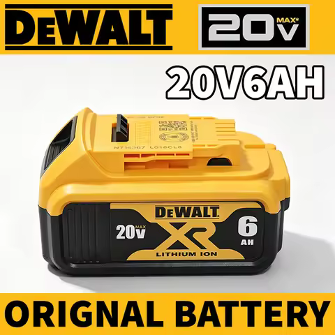 100% Original DeWalt 20V 6.0Ah Battery Power Tools Replacement for DeWalt DCG405 DCD791 DCF922 DCF85
