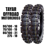 Tayar cross motorcross offroad 90 100 16 70 100 19 80 100 21 275-18 90/100-16 70/100-19 80/100-21