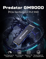 Acer Predator GM9000 PCIe Gen5x4 NVMe 2.0 M.2 2280 Internal SSD 1TB / 2TB