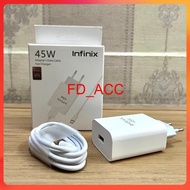 INFINIX Type C Original Infinix 45W Fast Charging Charger + Type C Data Cable