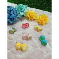 Quilling Paper Earrings /Subang Quilling Handmade/Paper Earring Studs
