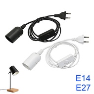 E14 Hanging Lamp 1.8m EU plug Electric Power Socket with on off Switch Extension Cord With Switch E2