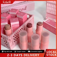 SHAQINUO Natural Matte Powder Mist, Natural Nude Makeup Blush, Contouring Powder, Delicate And Easy 