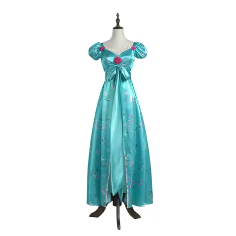 Giselle Cosplay Costume Enchanted 2 Women Long Dress Halloween Carnival Party Ladies Outfits For Rol