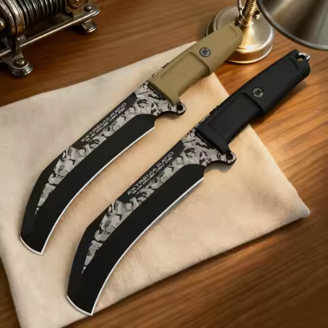 2026 New Outdoor Straight Knife - Jungle Clearance Knife for Outdoor Areas - N690 Steel - Adventure