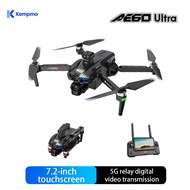 【kempmo】AE60 Ultra Long Range Wind Resistance GPS Auto Return  Drone HD Dual Camera Laser Obstacle A
