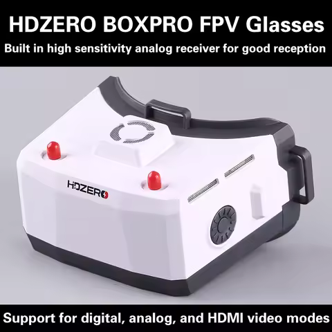 HDZero BoxPro/BoxPro+ - Ultimate FPV Goggles with Low Latency & High Sensitivity Receiver