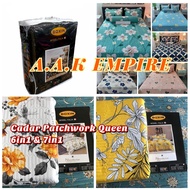 Patchwork 6in1 & 7in1 / queen / cadar queen /cadar patchwork /Murah