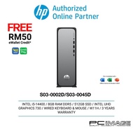 HP OMNIDESK SLIM PC S03-0002D/S03-0045D i5-14400/8GB D5-4800/512GB G4/INTEL/W11H/HOME24/3Y3D/BLACK/(