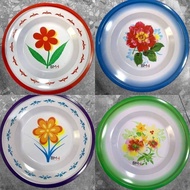 PGC-SRS - 1 LUSIN Piring Makan Enamel 20 CM JADUL / Piring Makan Seng / Piring Klasik Classic / PIRI