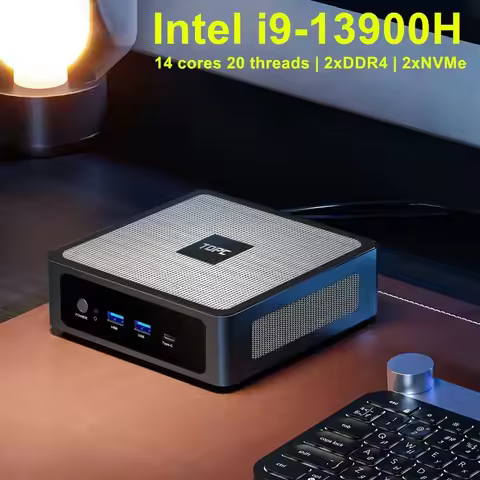 Topton TOPC Gaming Mini Computer 13th Gen Intel Core i9 13900H i7 13700H i5 2xDDR4 2xNVMe 2xLAN Wind