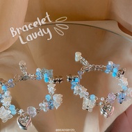 Laudya Bracelet Aesthetic Bead Bracelet Women's Coquette Beads Bracelet Cute Women's Bracelet
