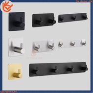 SUS 304 Stainless Steel Bathroom Hook Clothes Hook 3M Self Adhesive Hook