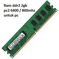 Ram pc DDR 2 2GB. memory RAM pc DDR 2 2GB. DDR 2GB 6400/800mhz memory cpu