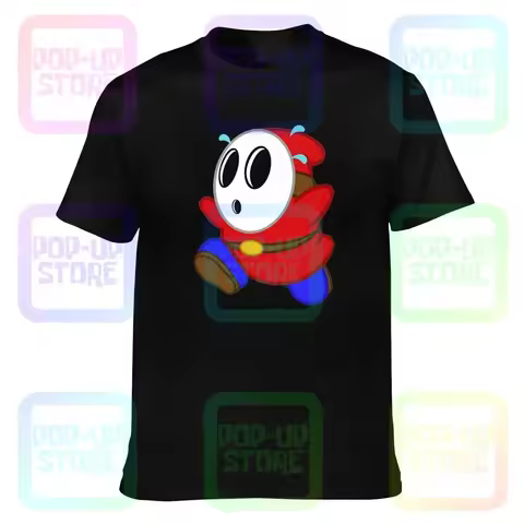 Shy Guy Mask T-shirt Tee Shirt Rare Unisex Hipster All-Match