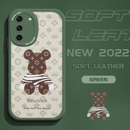 เคสสำหรับ Samsung Galaxy S20S20 FES20 FE 5GS20 PlusS21 5Gs21 FE 5G เคสโทรศัพท์สำหรับเด็กผู้หญิง Slim Cartoon "XX" Bear Leather Back PU Leather Cover