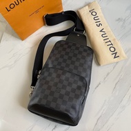 LOUIS VUITTON LV AVENUE DAMIER GRAPHITE SLING BAG