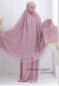 cod bayar di tempat mukena dewasa Rusia dalanova ukuran jumbo free tas bahan rayon model Nagita Slav