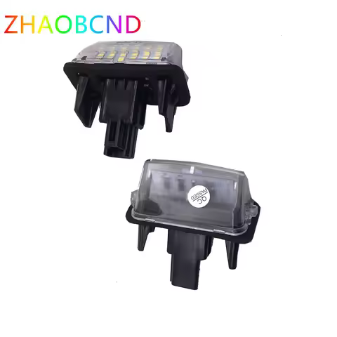 2PCS LED License Plate Light For Toyota Camry Avalon Auris E18 Vios Esquire Avensis Esquire EZ Noah 