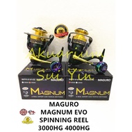 MAGURO MAGNUM EVO SPINNING LIGHT JIG REEL 3000HG 4000HG