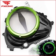 For Kawasaki Ninja400 Ninja400 Z400 2018-2023 Transparent Clutch Cover Engine Side Cover Clear Engin
