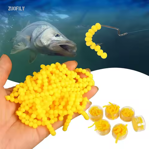 1 Bottle Corn Bead Soft Bait 2mm 3mm 4mm 5mm Floating Corn Bead Grass Carp Bait Silicone Soft Plasti