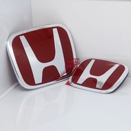 【 Xps】honda Car Emblem โลโก้สีแดง City/hrv/jazz/crv/civic/brv (ด้านหน้าและด้านหลัง)