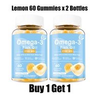 Softher Omega3 Fish Oil อาหารเสริม กัมมี่ Strong กระดูก Protect  สายตา สุขภาพ บํารุงสมอง Fish Oil กล
