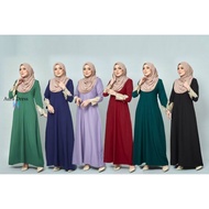 JUBAH MUSLIMAH CUTTING LOOSE / ABAYA MUSLIMAH LACE