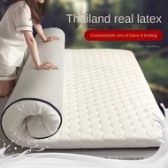 【In stock】Latex Mattress Double Extra Natural Thick Tatami Single Student Dormitory Cushion Cushion Foldable Mattress