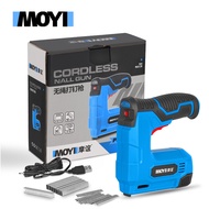 Moyi Cordless Electric Nailer Lithium Battery Nailer Household Woodworking Tools 1008/1013/f10 Yard 