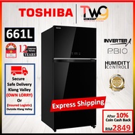 Toshiba 610L / 661L 2-Doors Ag + BIO Inverter Refrigerator  GR-RT835WE-PMY(58) GR-RT735WE-PGY(XK) GR
