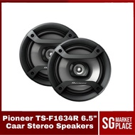 Pioneer TS-F1634R 6.5" Caar Stereo Speakers. 200W. 2-Way. 88dB. Full-range speakers. Dimensions: 4.9