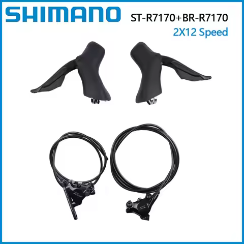 SHIMANO 105 R7170 Shifter Brake Road Di2 ST R7170 2x12Speed Hydraulic Disc Brake Road Bicycle Brake 