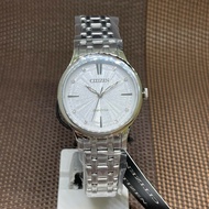 Citizen Eco-Drive EM0890-85A White Analog Stainless Steel Solar Ladies Watch