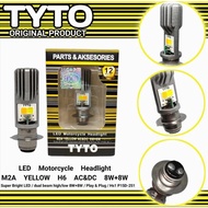 H6 2-COLOR AC DC COB CHIP TYTO MOTORCYCLE LED LIGHT Original RB341