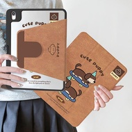 เคสiPadหมุน 360° Gen10 Air6 Air7 ที่ใส่ปากกา สเก็ตบอร์ด ดัชชุนด์ case iPad Gen11 Pro11/13