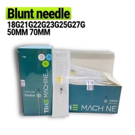 Blunt Tip Micro Cannula Stainless Steel Round Tube 18G21G22G23G25G27G 50mm 70mm Serum Transfer Devic