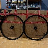 Wheelset strummer falcon30 700c hub ardently 20&24h dan 32h spoke stainless sepasang fixie - veesto
