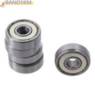 BANO1KM 10pcs Deep Groove Ball Bearings, Pre-lubricated Chrome Steel Double Sealed Bearings, Easy to