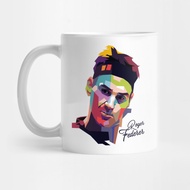 Roger Federer Pop Art Portrait Cup Mug