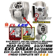 HEAD RACING MODIFY TANAM BUSH ALLOY EX5 DREAM 23/27 24/28MM & PERENDAH VALVE BUSH & WELDING CL LEE S