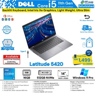 Dell Latitude 5420 14" FHD, Core i5-i7 1165G7, 32GBRAM,1.TBSSD, FHD WEBCAM, INTEL IRIS Xe GRAPHIC, W