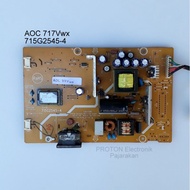PSU LCD Monitor AOC 717Vwx Acer AL1702W X173W hp W17E GA029AA Dell SE178WFP EWFP . Power Supply Boar
