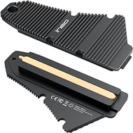 ineo PS5 Dust-Proof Heatsink, M.2 NVME SSD Heatsink for PS5 (not for PS5 Slim) Internal PCIe M.2 NVMe Gaming SSD, Magnesium Aluminum Alloy Designed with Pure Copper Strip [M24]