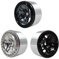 4PCS Aluminum Alloy 2.2inch Beadlock Wheel Rims for SCX10 1/10 RC Car Parts