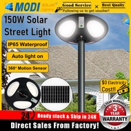 MODI Wearable Street Light Solar Pole 150W White Light Solar Motion Sensor Solar Street Light IP65