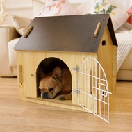 Yueshang Wooden Dog Cage Dog House Pet Fence Pet Wooden House Dog House Dog Cage Dog Mattress Cat Li