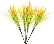 BESTOYARD 4pcs Simulated Ears of Wheat Simulation Wheat Grasses Home Accents Decor Wheat Floral Arrangement Wheat Stalks Dried Wheat Grass Artificial Wheat Bouquet Plastic Paddy Fake Grass